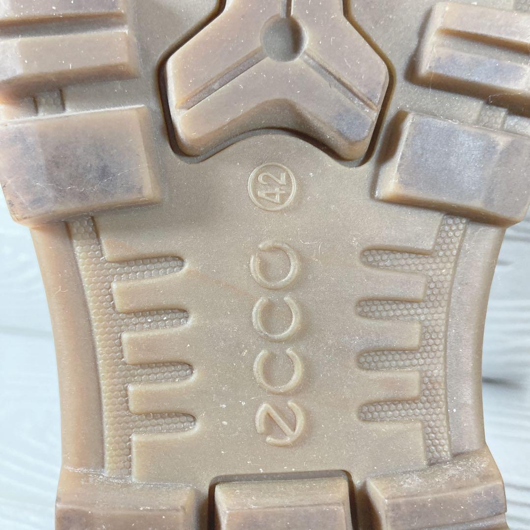 【未使用級】　ecco エコー　ゴアテックス　レザー　シューズ　26㎝