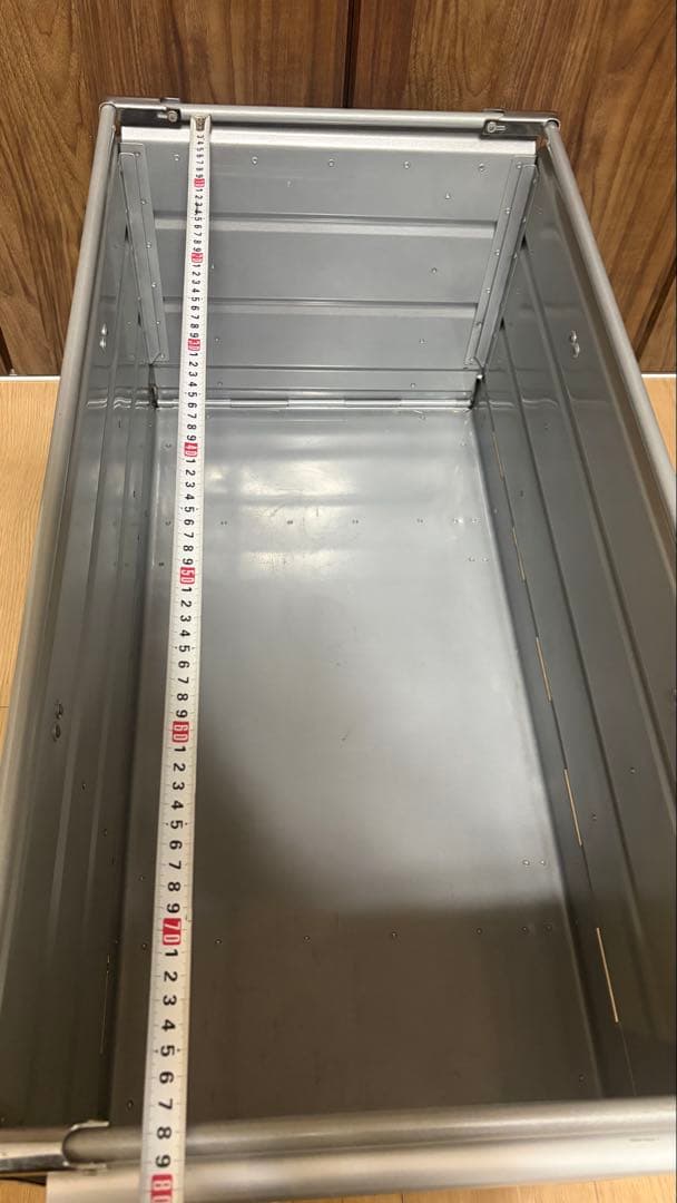 アルミコンテナ　折り畳み　レア