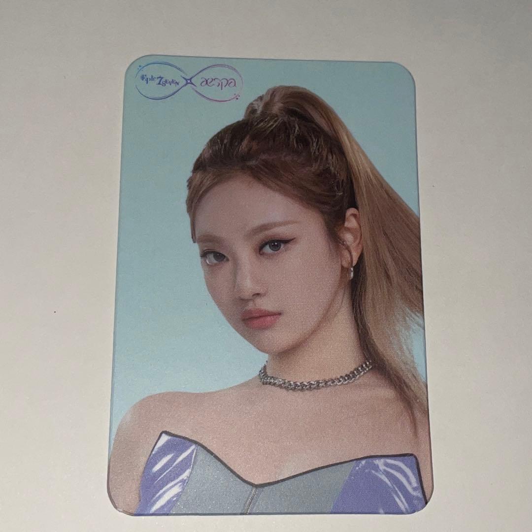 aespa ニンニン トレカ Epic7 全員分直筆サイン入り巨大ポスター