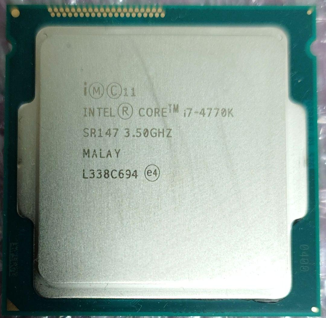 Intel Core i7-4770K 3.5GHz CPU 3個セット