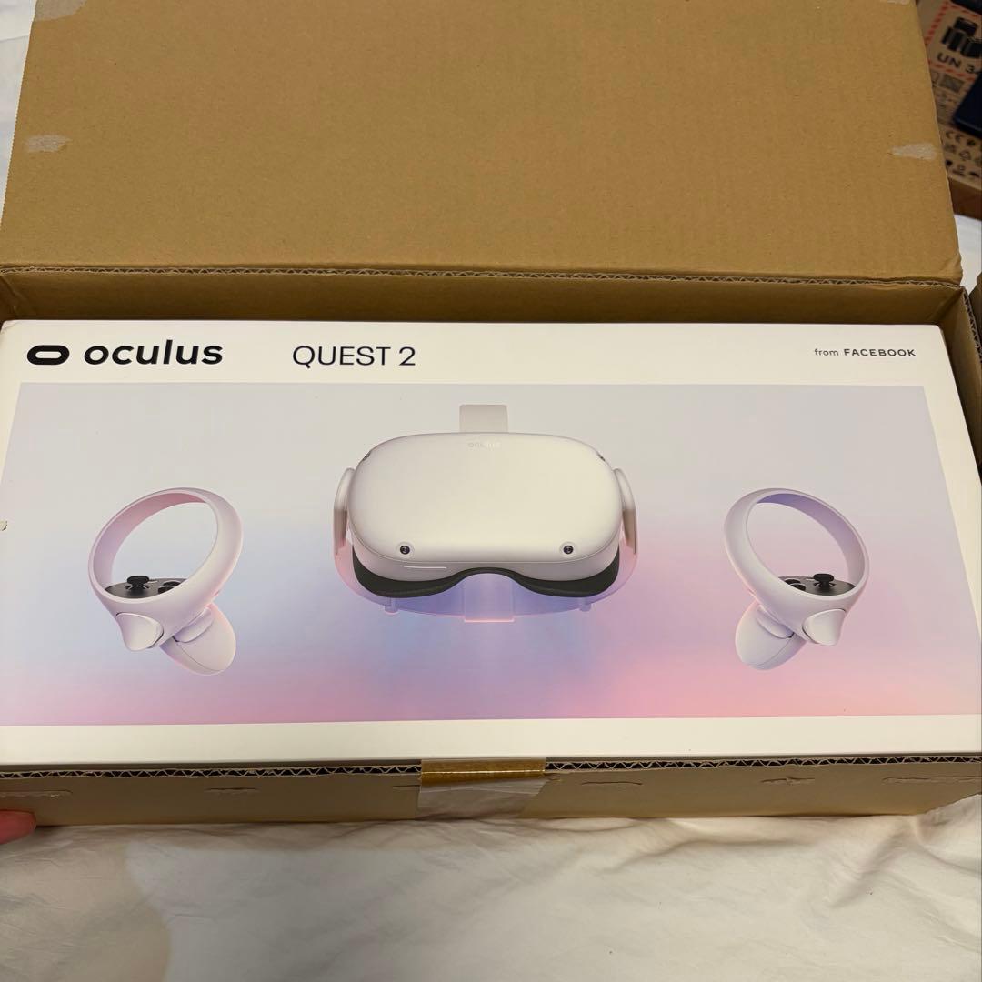 VRヘッドセット ホワイト コントローラー2個付き