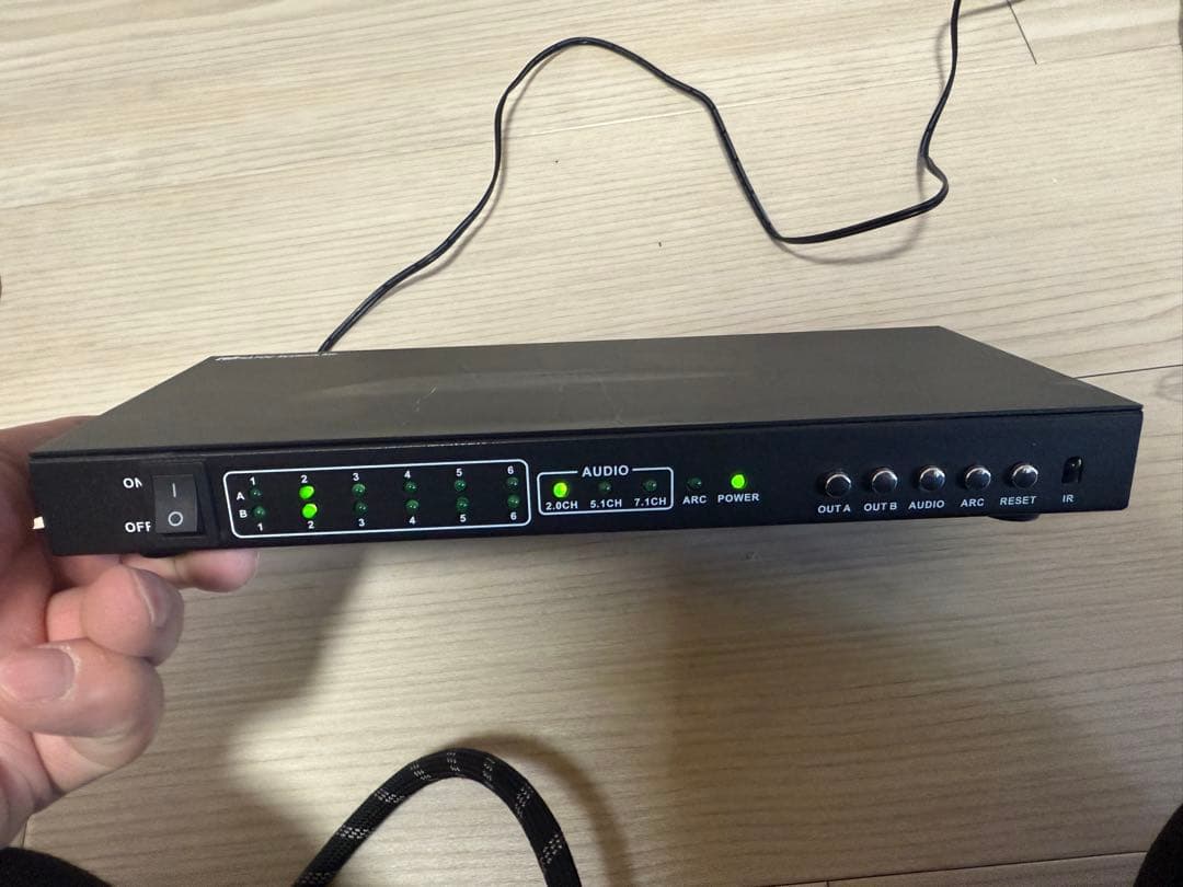 RATOC Systems4K60Hz対応 6入力2出力