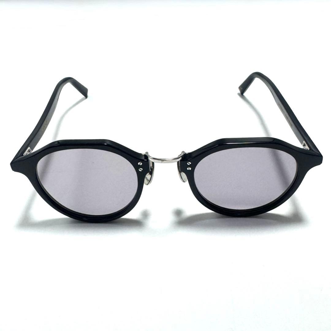 美品 A.D.S.R. SATCHMO 01 サングラス ブラック シルバー