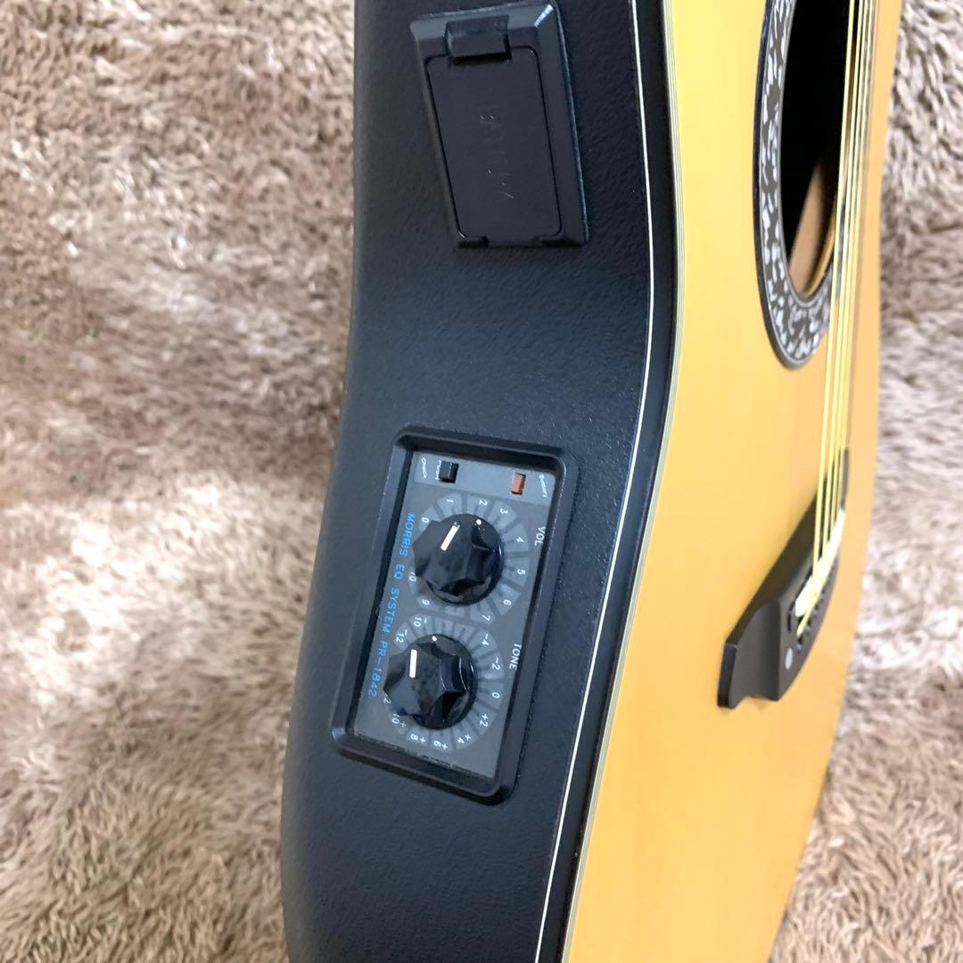 【 美品・新品弦・メンテ済】MORRIS TR601 エレアコ　モーリス