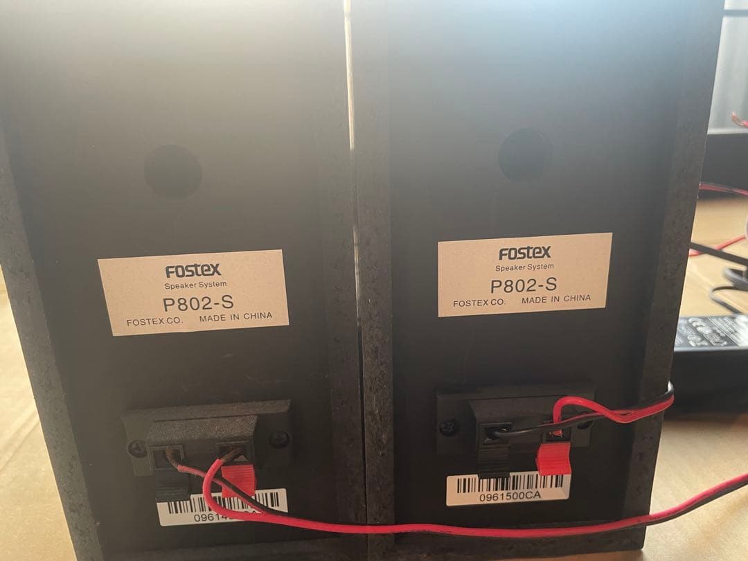 FOSTEX　スピーカーセット　P802-S　AP15ｄアンプ付き　中古