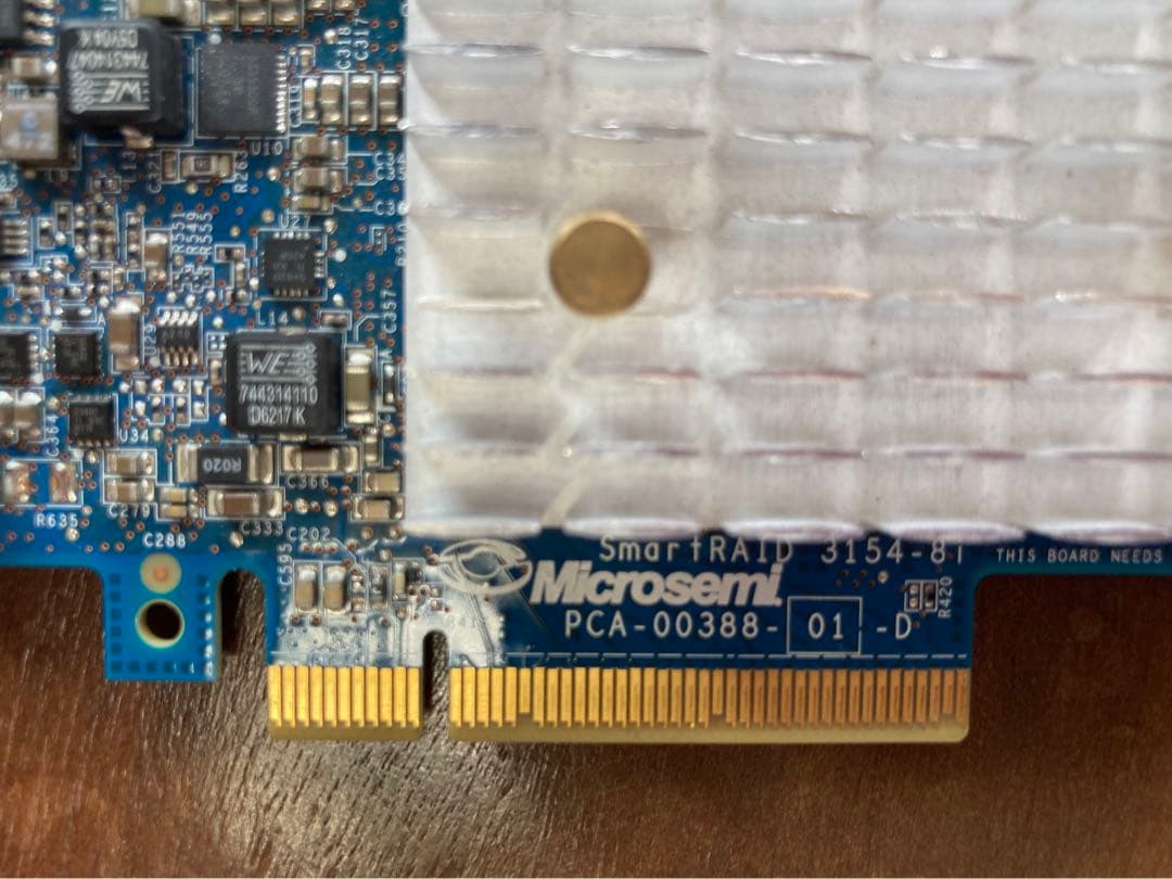 ☆新品未使用/匿名☆Adaptec SmartRAID 3154-8i シングル