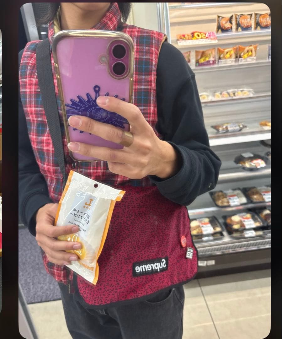 punkandyo beams チェック柄 ダウン ベスト スケーター fti