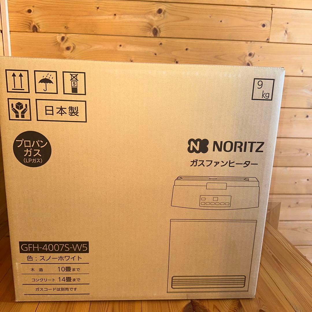 NORITZ ガスファンヒーター GFH-4007S-W5 スノーホワイト