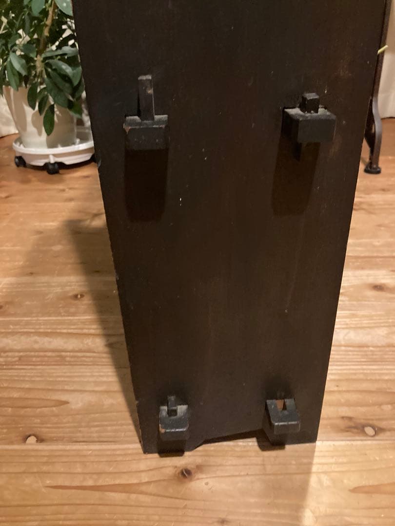 昭和レトロ　木製本棚　くさび式　中棚④段　③