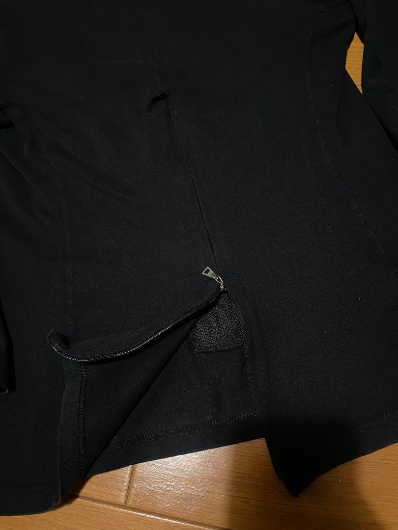 PRADA ブラック 長袖ポロシャツ