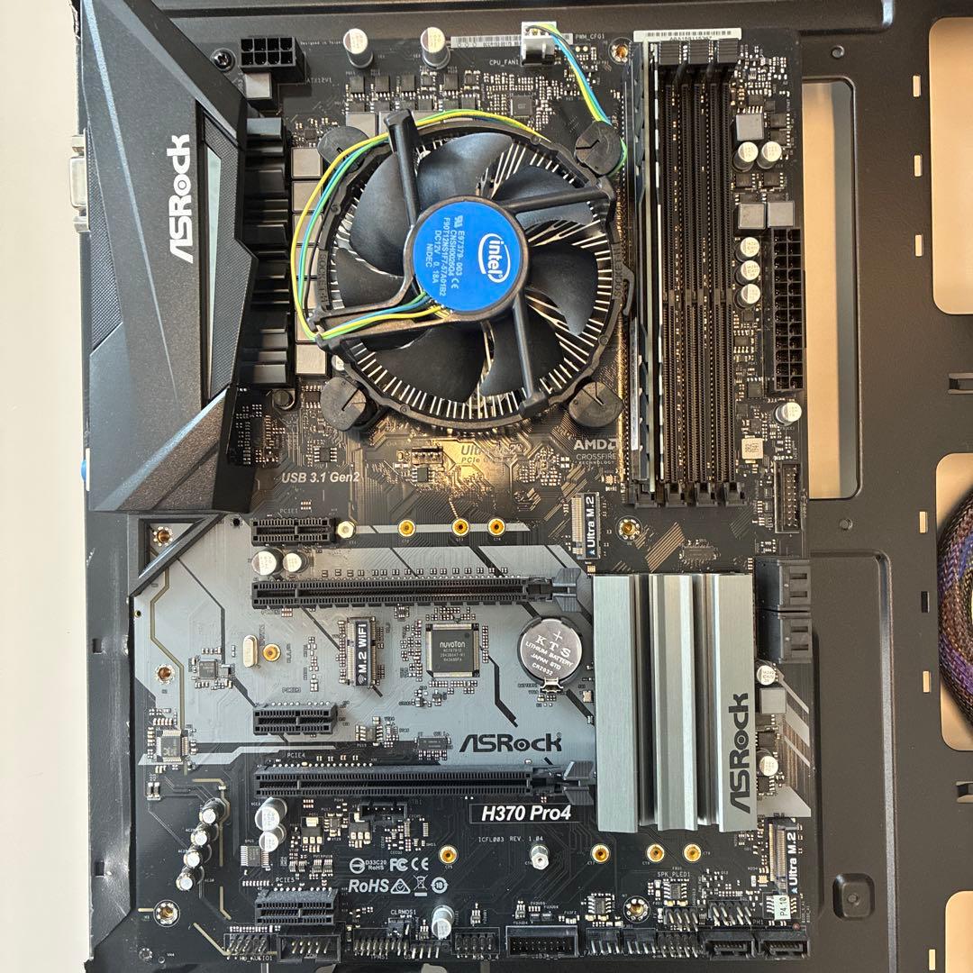 マザーボード ASRock H370 Pro4 i5 9400