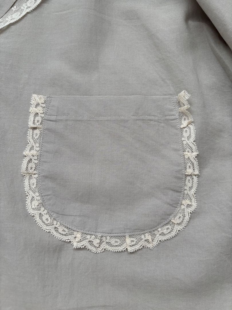 完売 TOWAVASE Leavers blouse (gray)