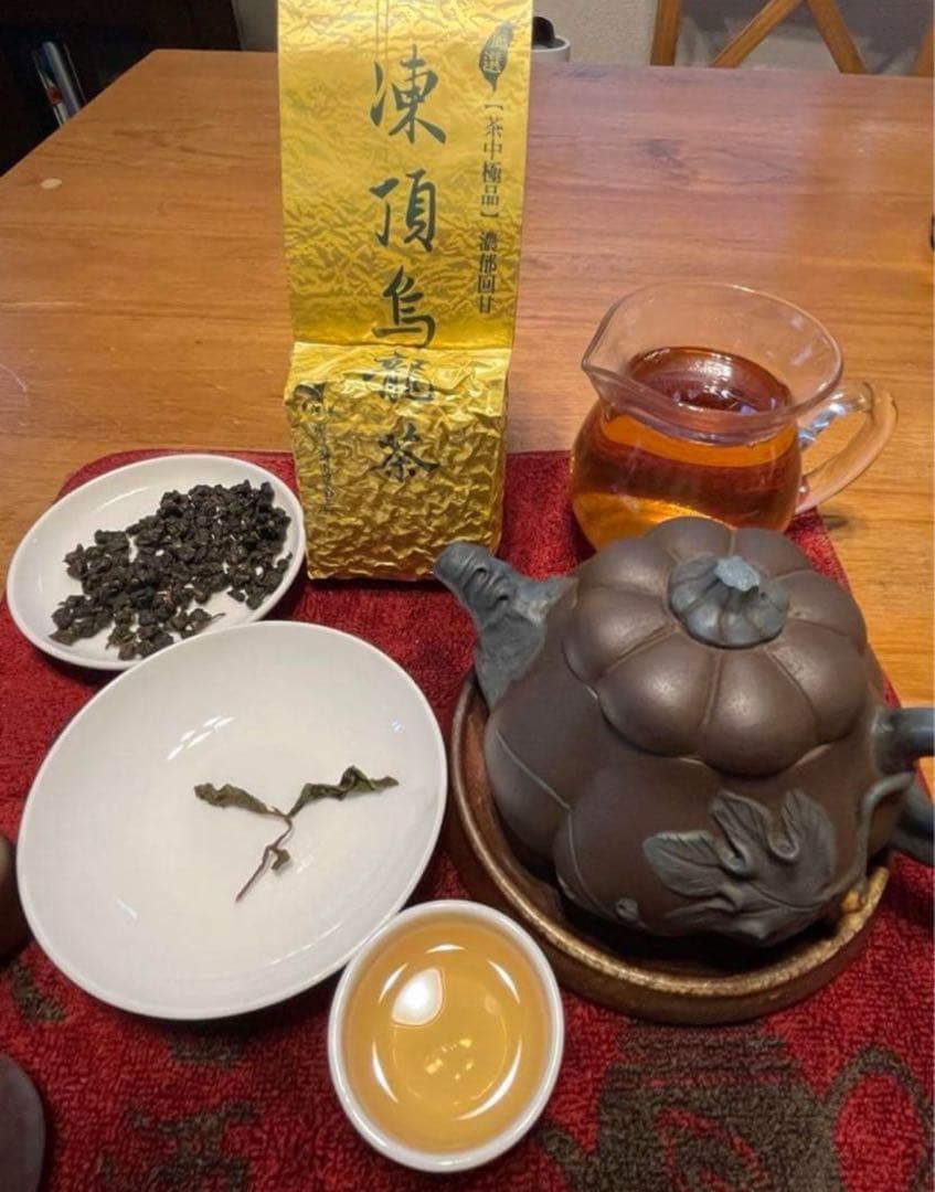 【台湾好茶】新発売 頂級 凍頂烏龍茶 五分火 中強い焙煎香 150g *4点