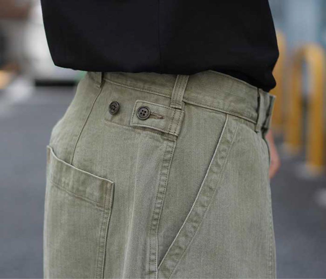 パンツ A.PRESSE USAF Hemmed Bottoms Pants
