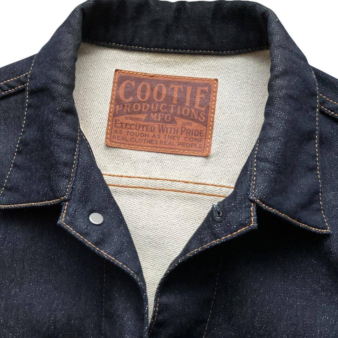 美品 COOTIE 濃紺デニムジャケット ヴィンテージレプリカ オーバーサイズ