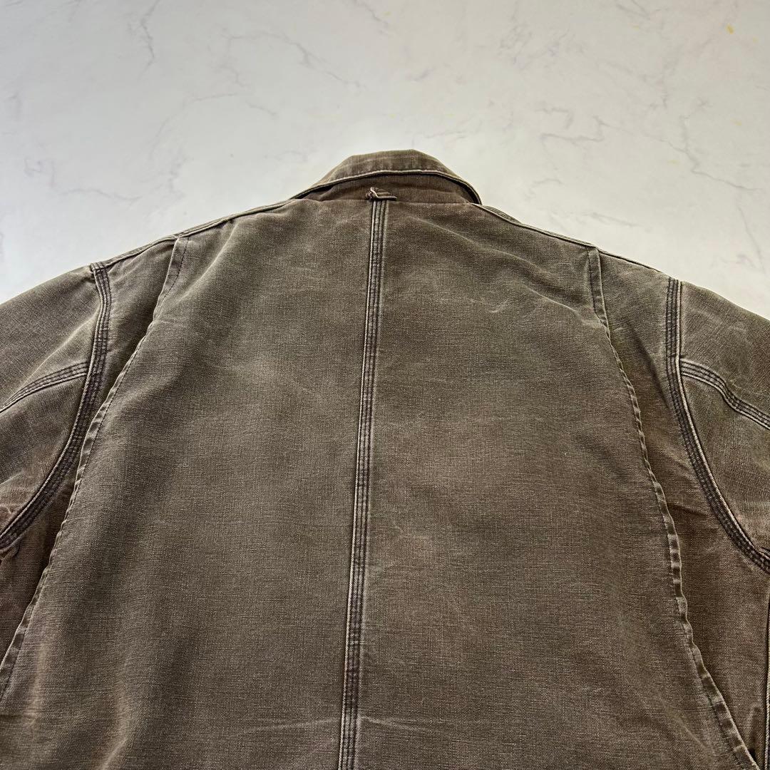 【雰囲気抜群】カーハート ミシガンチョアコート フェード ヒゲ ハチノス 襤褸