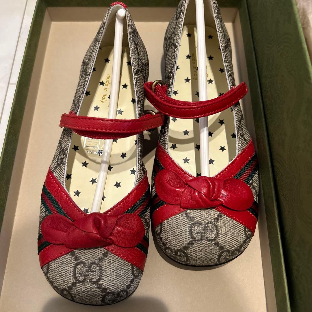 グッチ　GG柄　パンプス