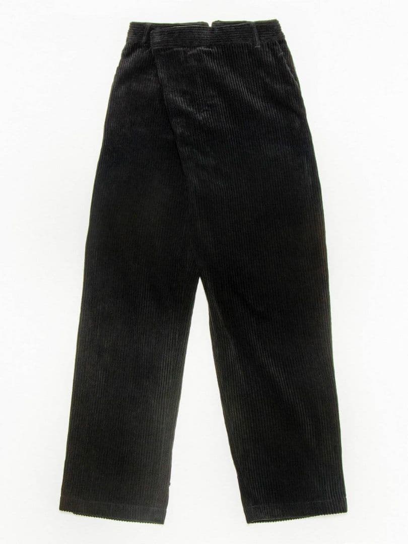 TEECHI (ティーチ)　コーデュロイ ワイドパンツ 黒　グルービーパンツ