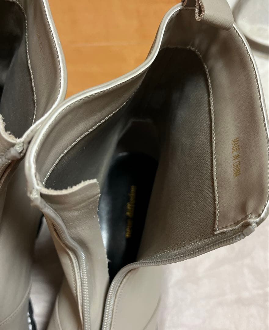 【新品・未使用】neue diffusion センタージップショートブーツ