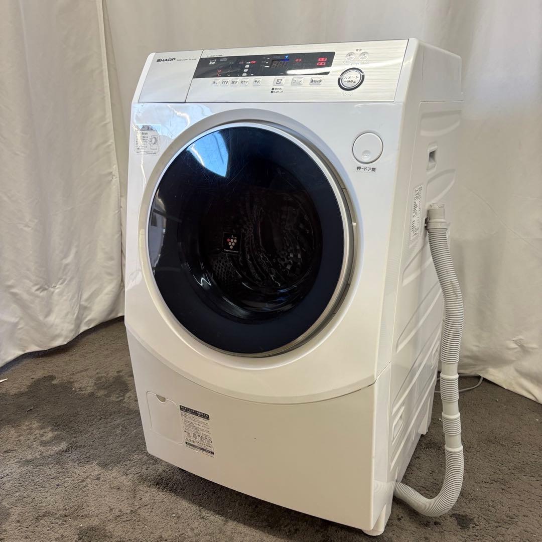 30　ドラム式洗濯機　SHARP　乾燥　10キロ　左開き　設置無料　安い