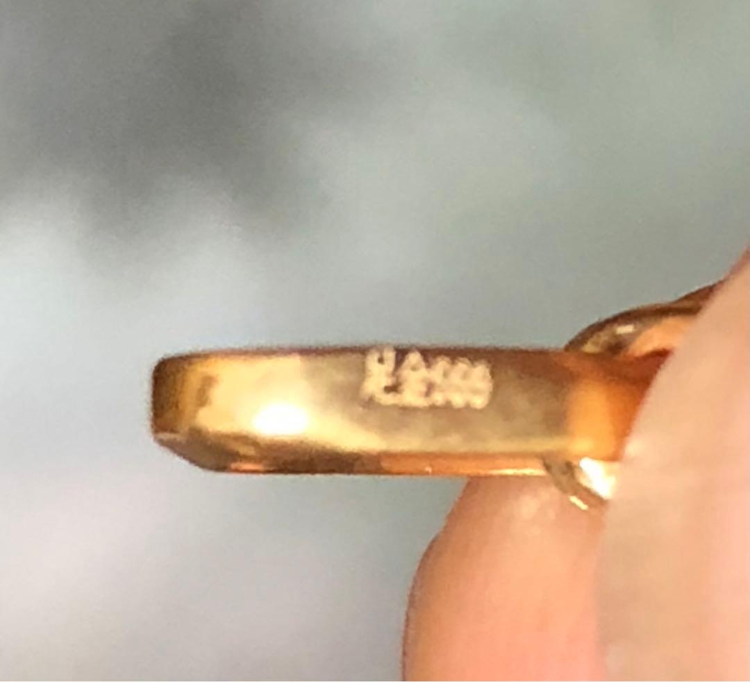 新品】レディースネックレスセットk24、足金刻印、トップ横1cm縦0.6.