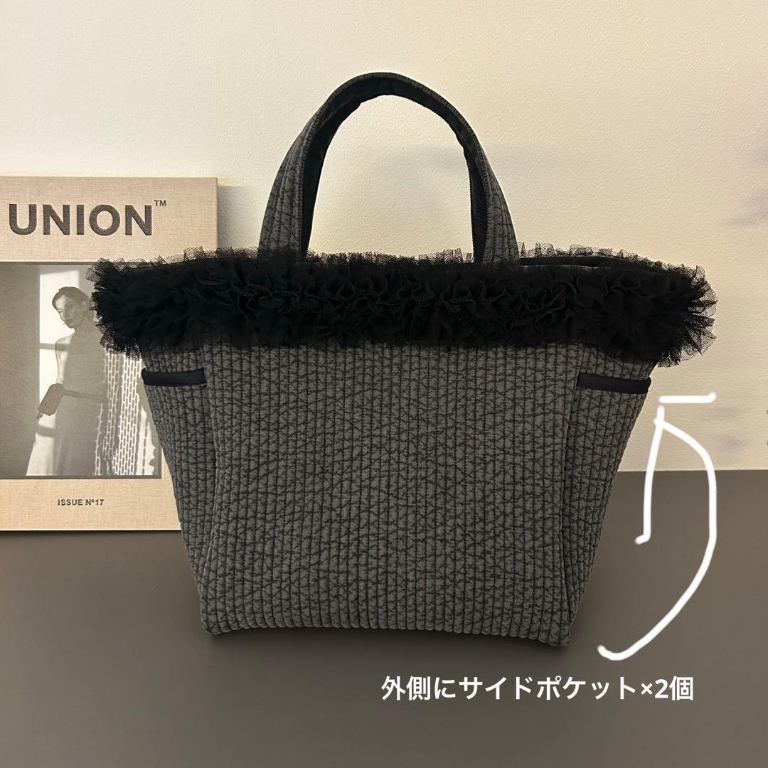 mimi様☆大人気！ダブルチュール付きヌビバッグ