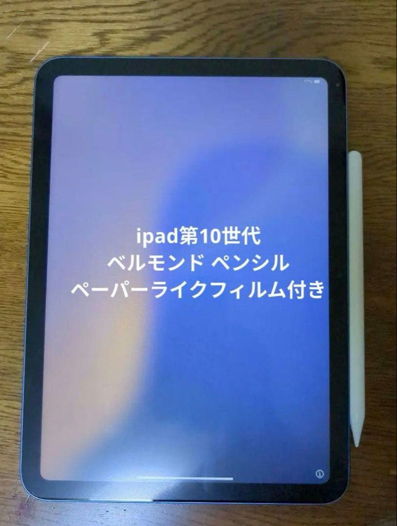 【値下げ交渉可】Apple iPad(第10世代) 本体 ブルー ペン