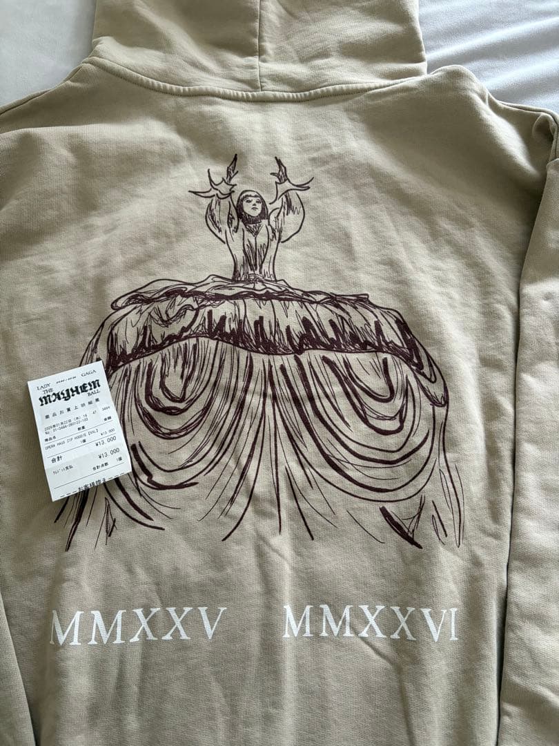 LADY GAGA MAYHEMBallグッズ　ジップアップパーカーXXL