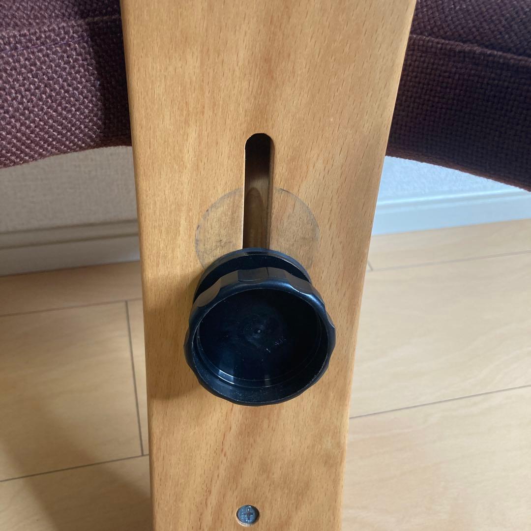 サカモトハウス バランスチェア バランスイージー 天然木 ブラウン