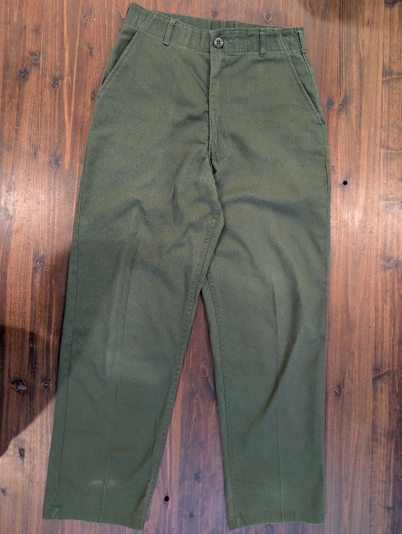 1987年製 アメリカ軍 OG507 32×29 ベイカーパンツ ファティーグ