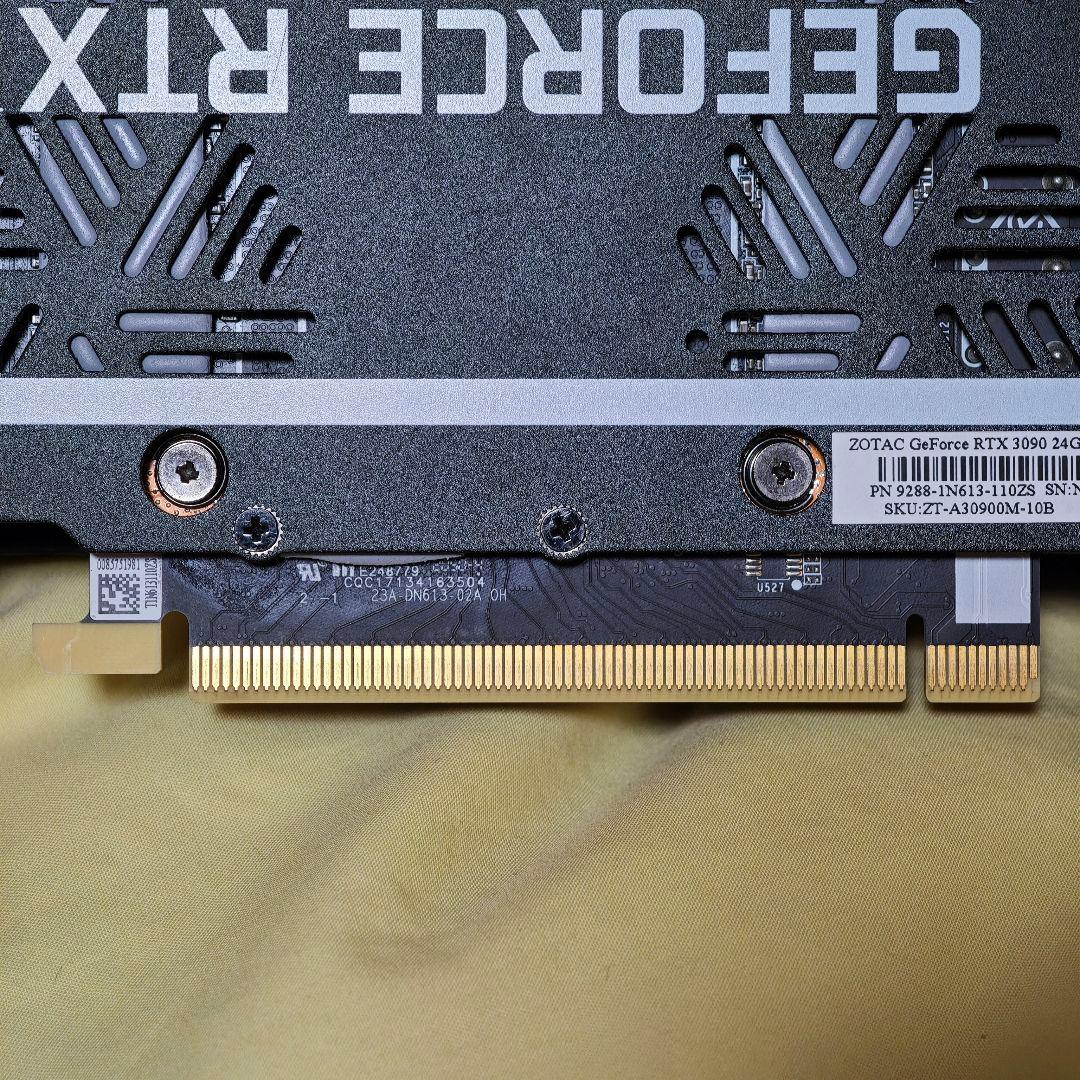 ZOTAC RTX3090 24GB サーマルパッド サーマルグリス交換済み