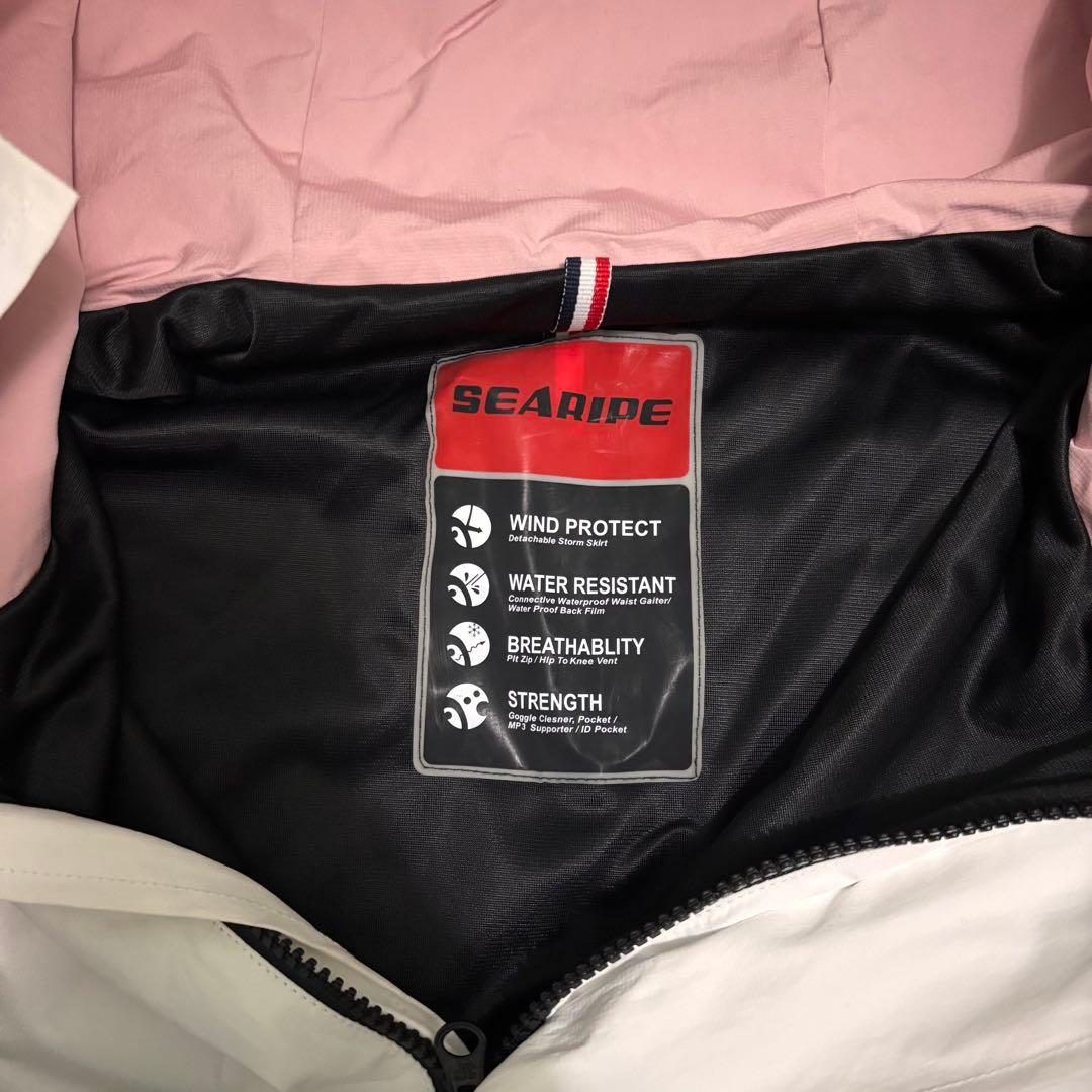 【ほぼ新品未使用】スノーボードウェア 上下セット セットアップ レディース韓国風