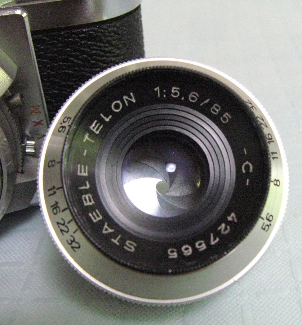 ★BRAUN Paxette II パクセッテ 1:5.6/85レンズ着脱式