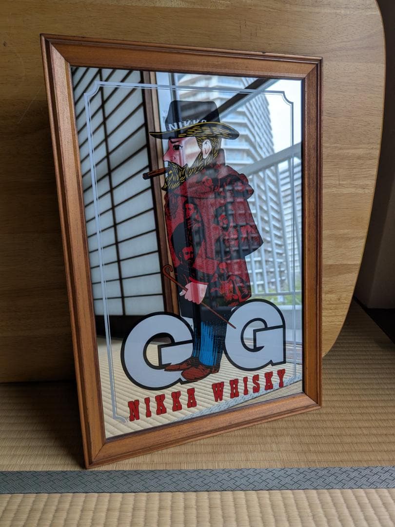 ニッカ ウイスキー パブミラーNIKKA G&G アンティーク