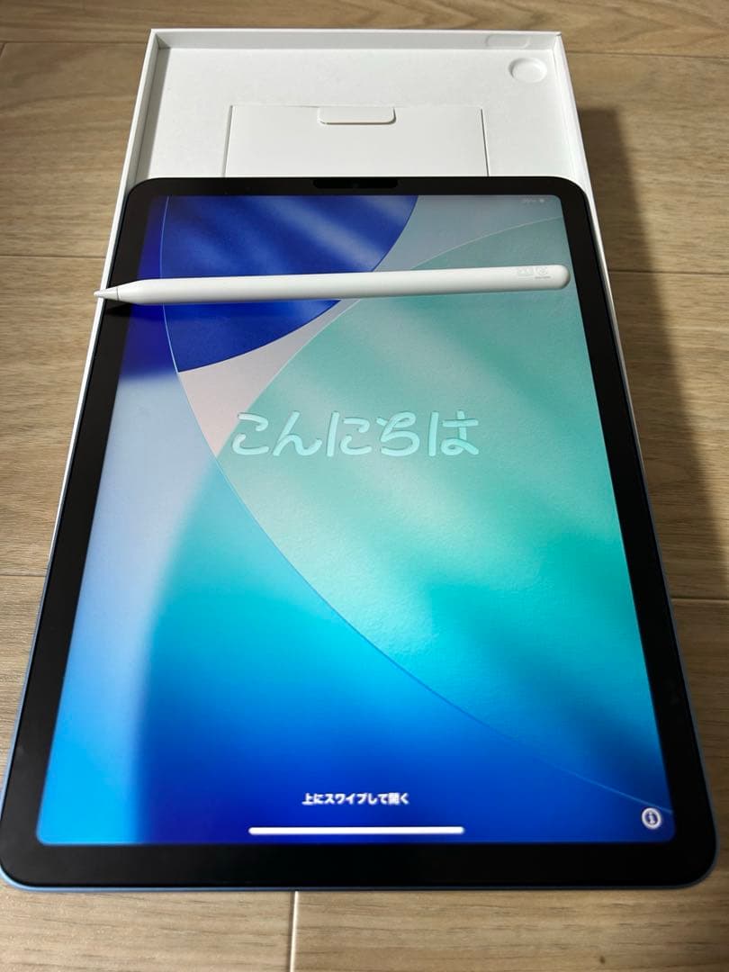 美品 iPad Air 第5世代 256GB ブルーApple Pencil2付