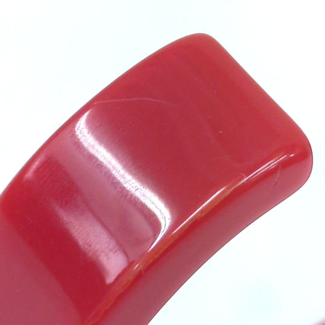 Dior ディオール ロゴバングル ラインストーン レッド