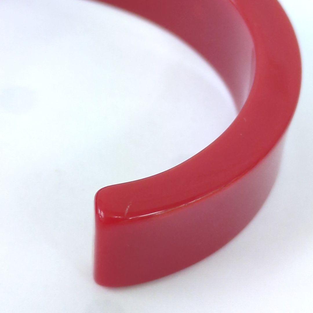 Dior ディオール ロゴバングル ラインストーン レッド