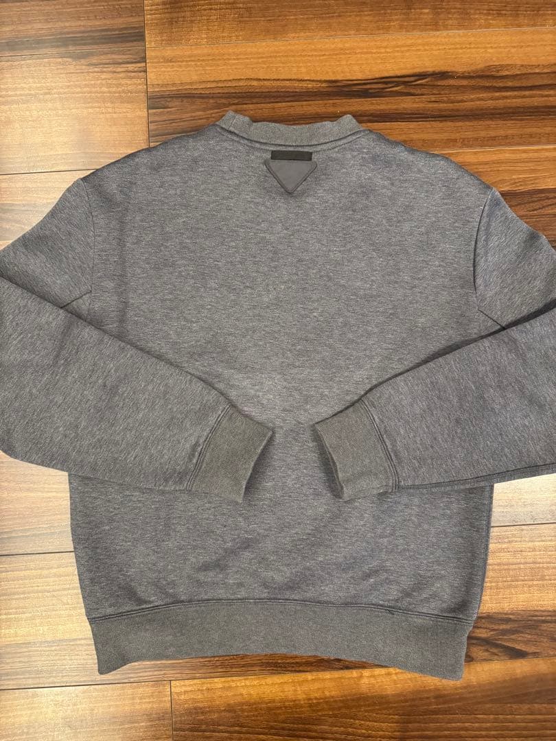 プラダ PRADA | 美品グレー クルーネック トレーナー スウェット
