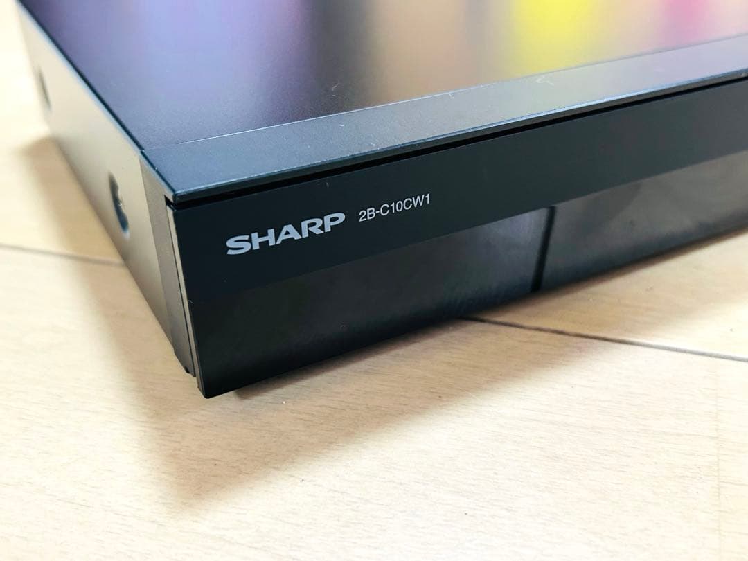2020年製　SHARP シャープ　2B-C10CW1 ブルーレイレコーダー