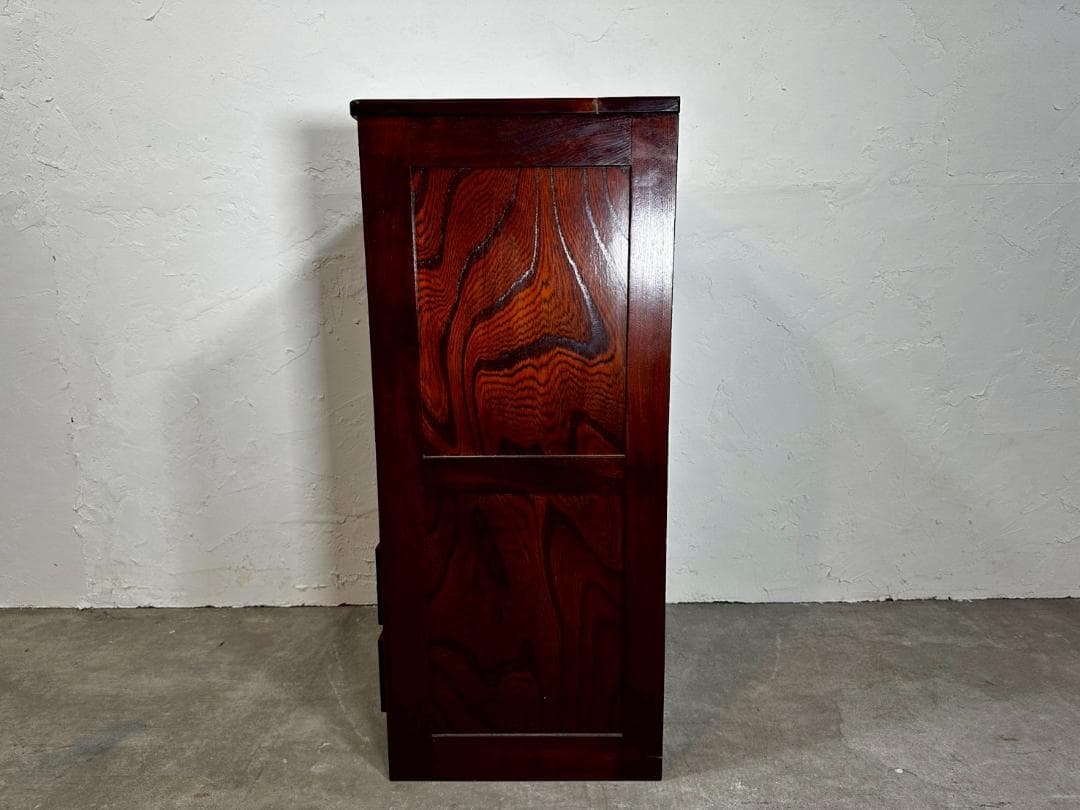 『民芸家具』6段チェスト ハイチェスト キャビネット 整理箪笥 RWche11