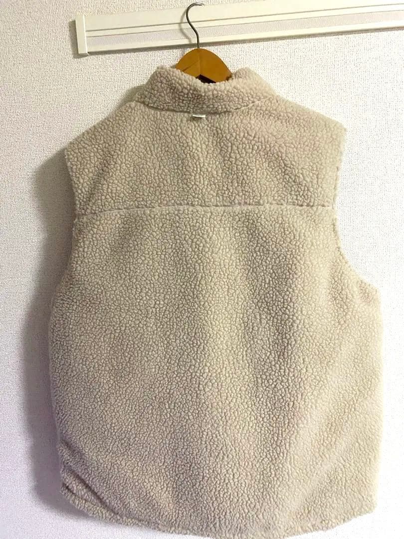 Patagonia フリースダウンベスト ベージュ　リバーシブル