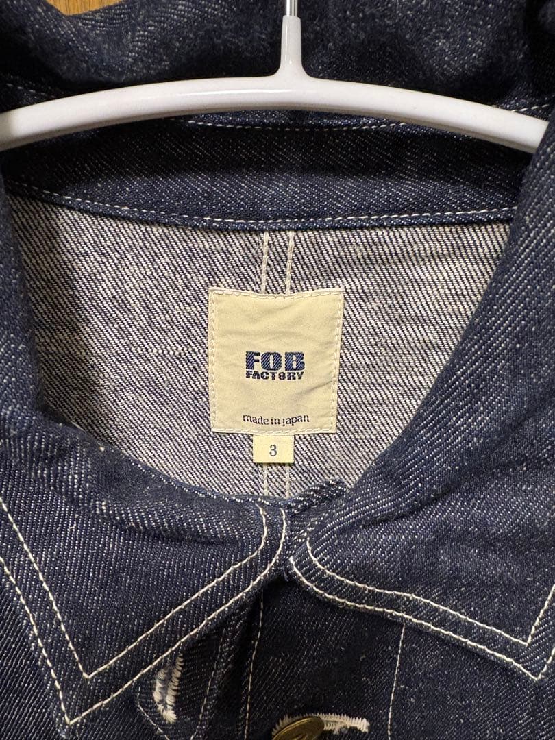 【値下げ済】FOB FACTORY デニムカバーオール サイズ3