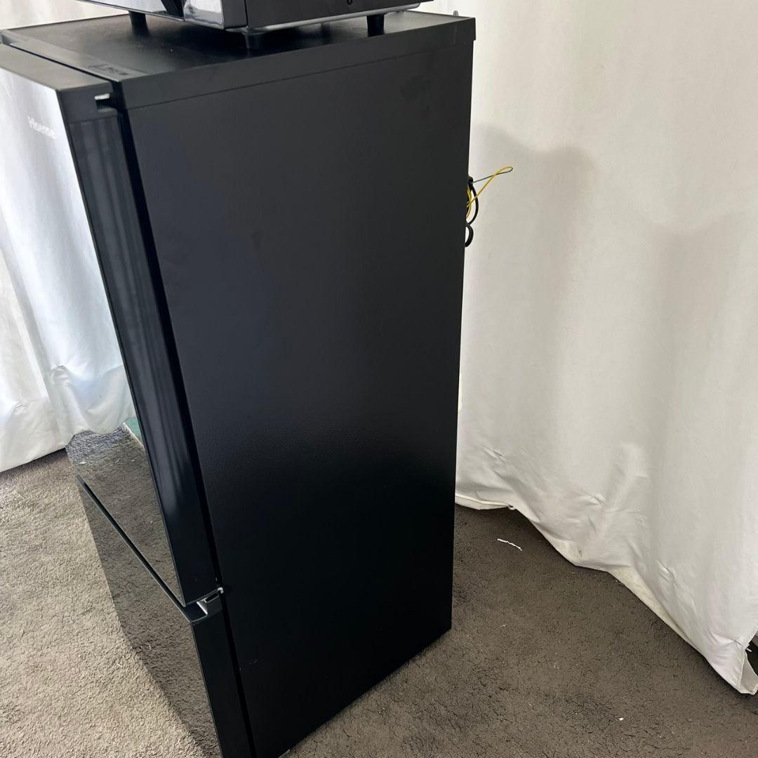 125 冷蔵庫　レンジ　一人暮らし　家電セット　黒　小型　安い　設置無料
