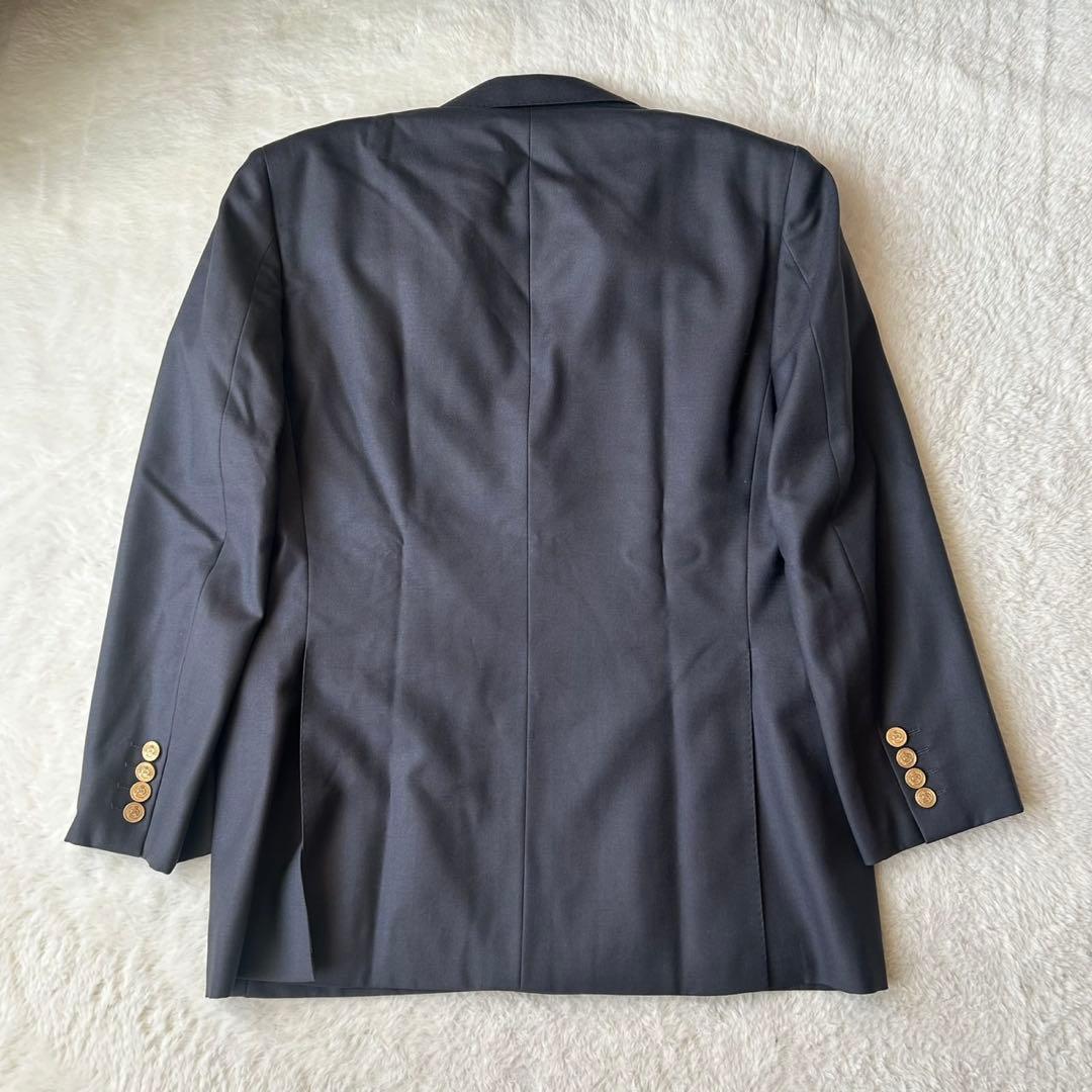 バーバリー ダブル ジャケット ブレザー ホースロゴ 金ボタン シャドーホース