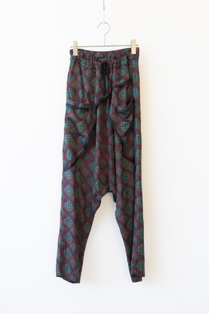 DRIES VAN NOTEN ドリスヴァンノッテン 総柄サルエルパンツ