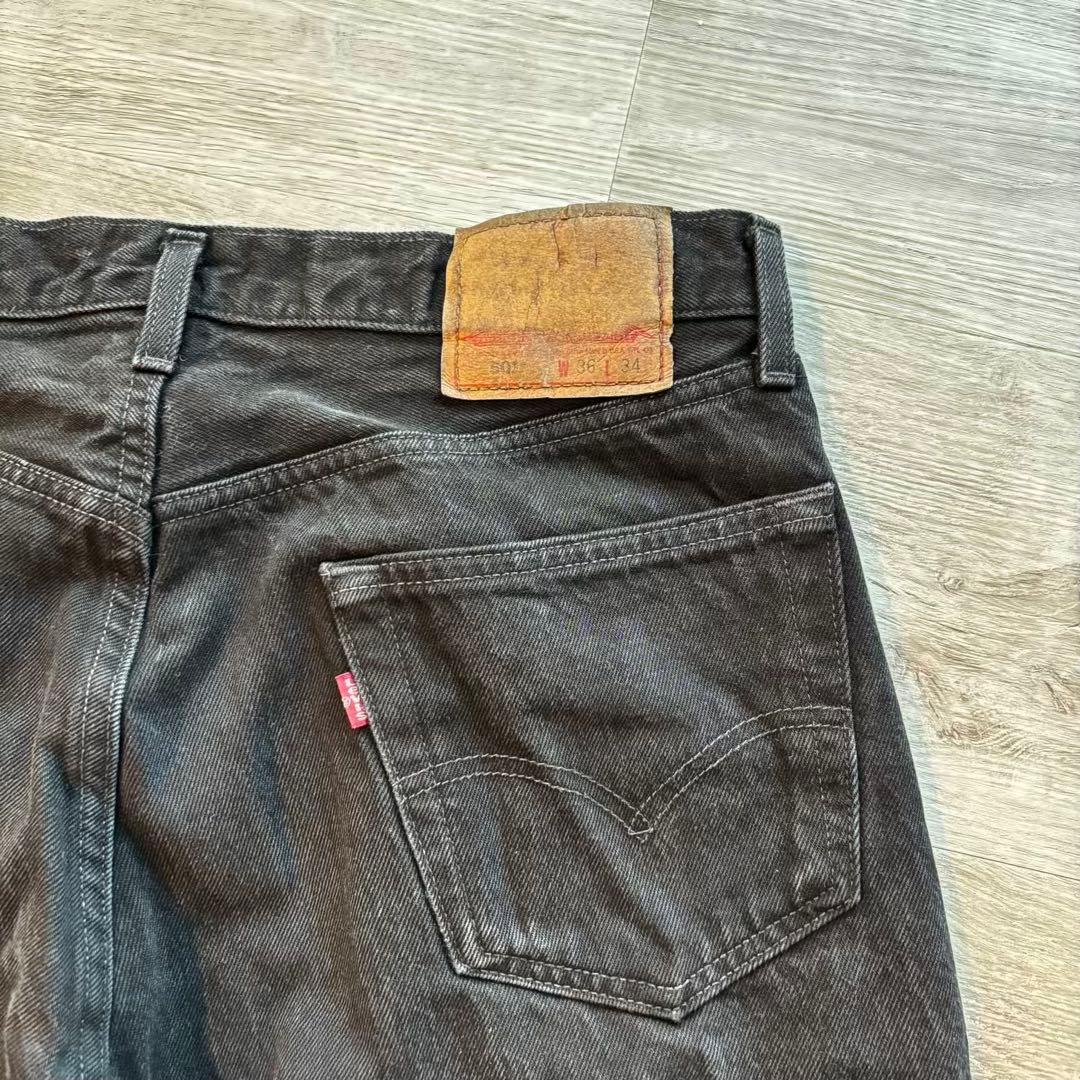 90年代 USA製 Levi’s 501 黒フェード ストレート#477