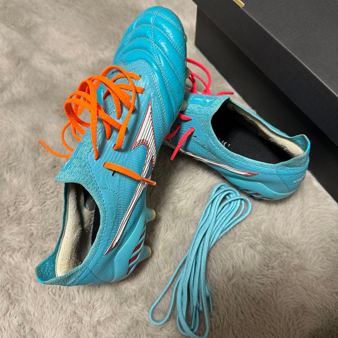 Mizuno サッカーシューズ アクアブルー 海外限定