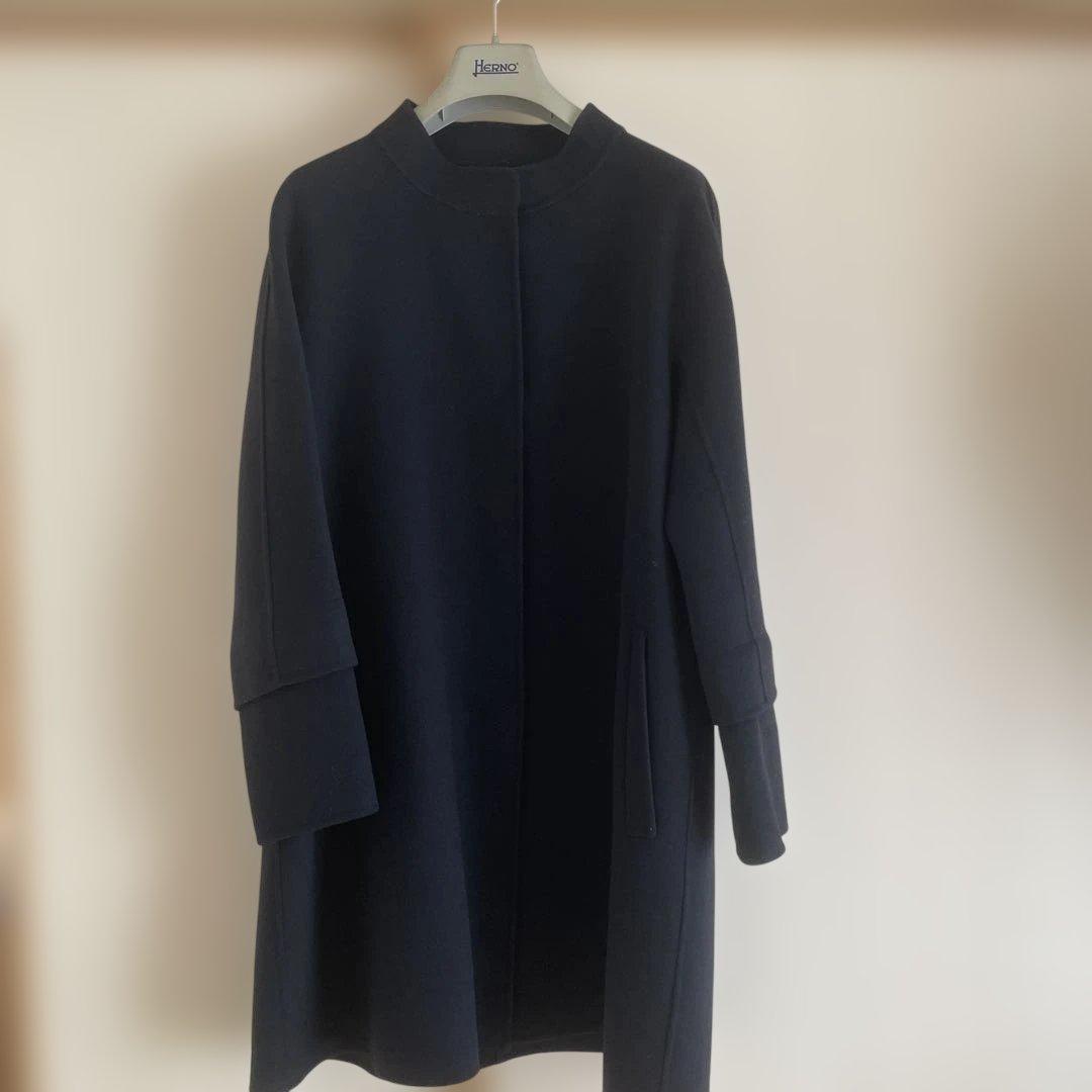 Max Mara マクスマーラーコート　ノーカラーレディース　裏地なし