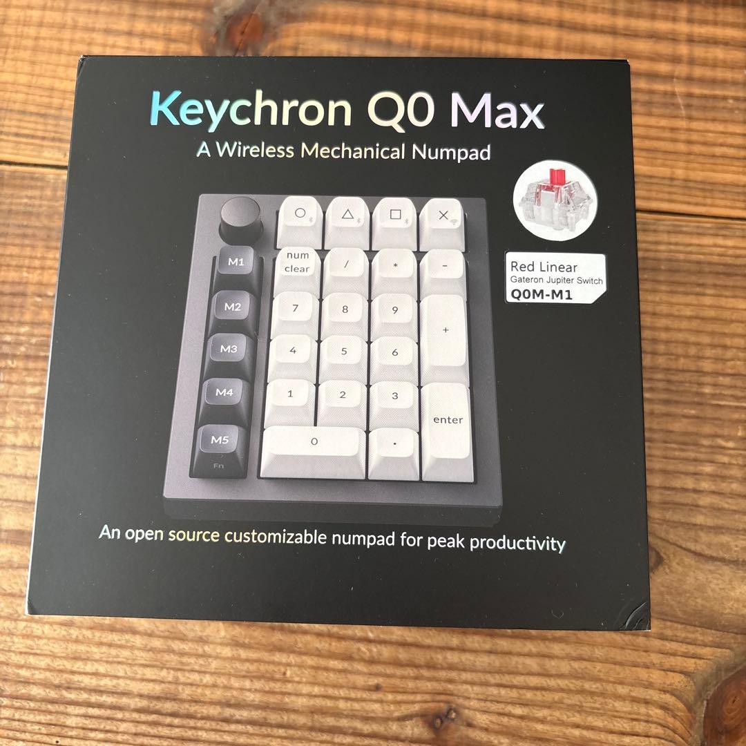 Keychron Q0 Max ワイヤレスメカニカルテンキー 静音赤軸