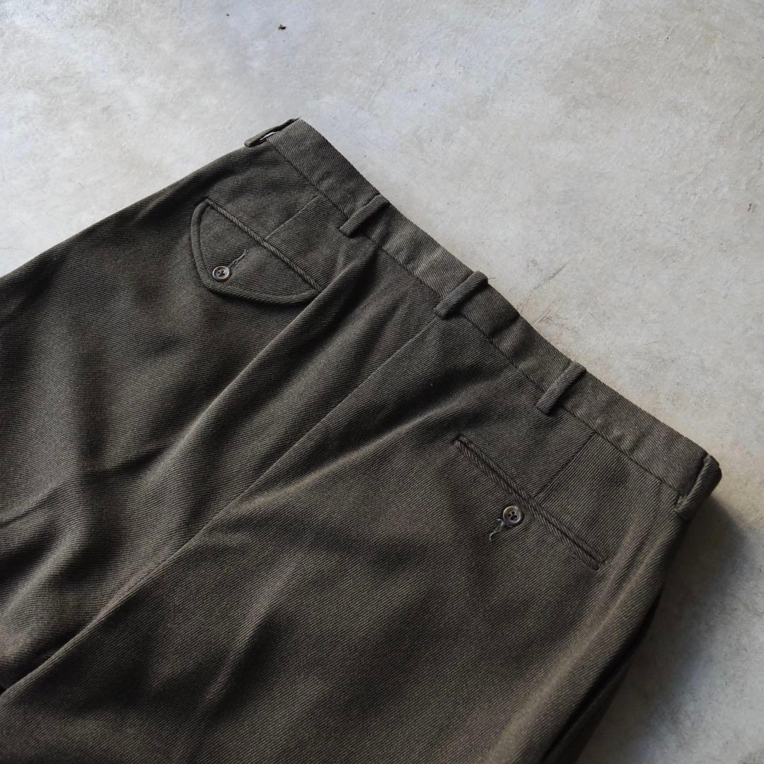 90s ラルフローレン ツータックスラックス ポロチノ ブラウン W36 L30